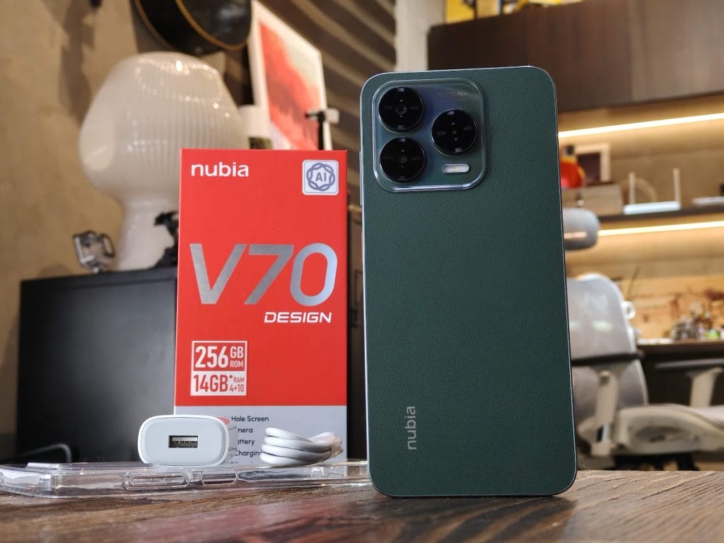 nubia v70 design